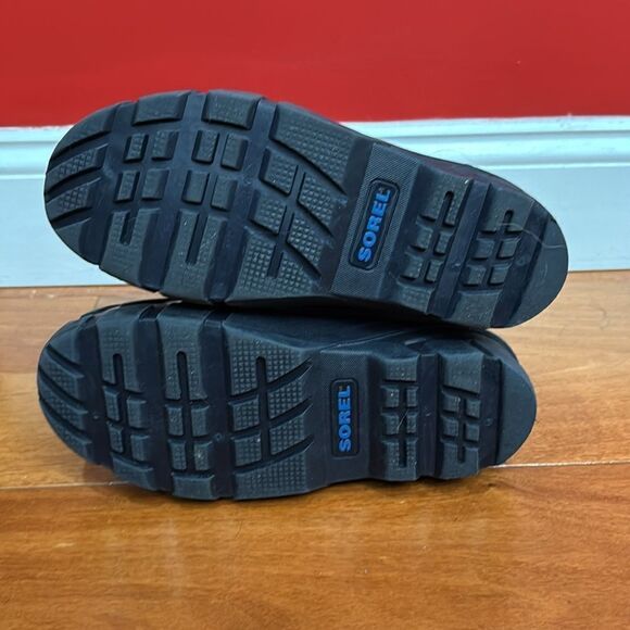 Sorel Flurry Snow Boots Youths Dark & Light Blue Grill Heatwave Shoes size 6 - Picture 7 of 10